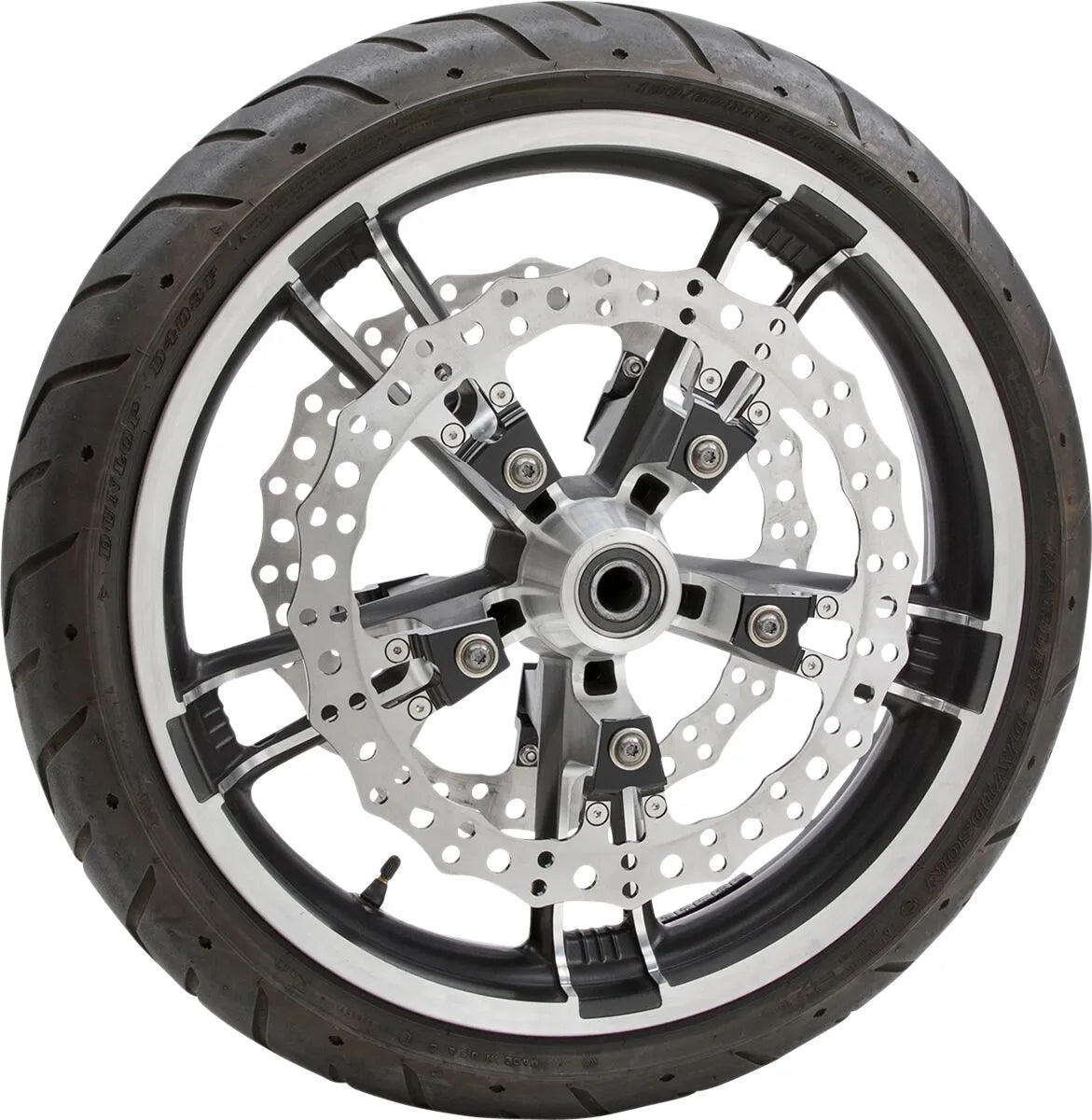 Arlen Ness Jagged Flytande Rotor För V-twin Motorcyklar - Fram