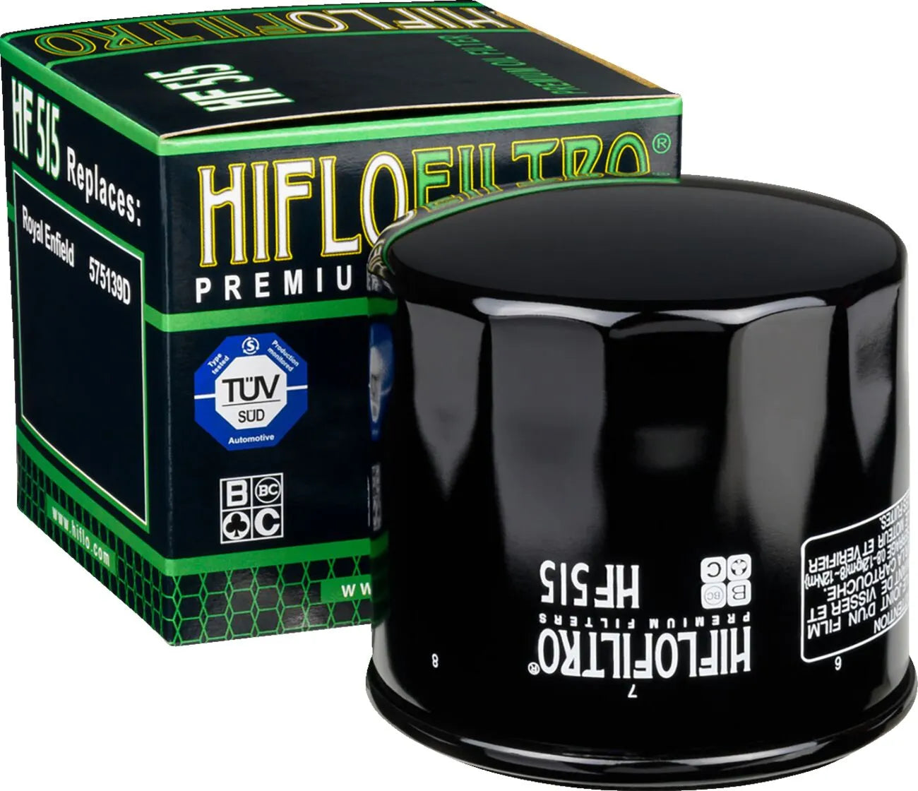 Hiflofiltro Premium Oil Filter Hf515