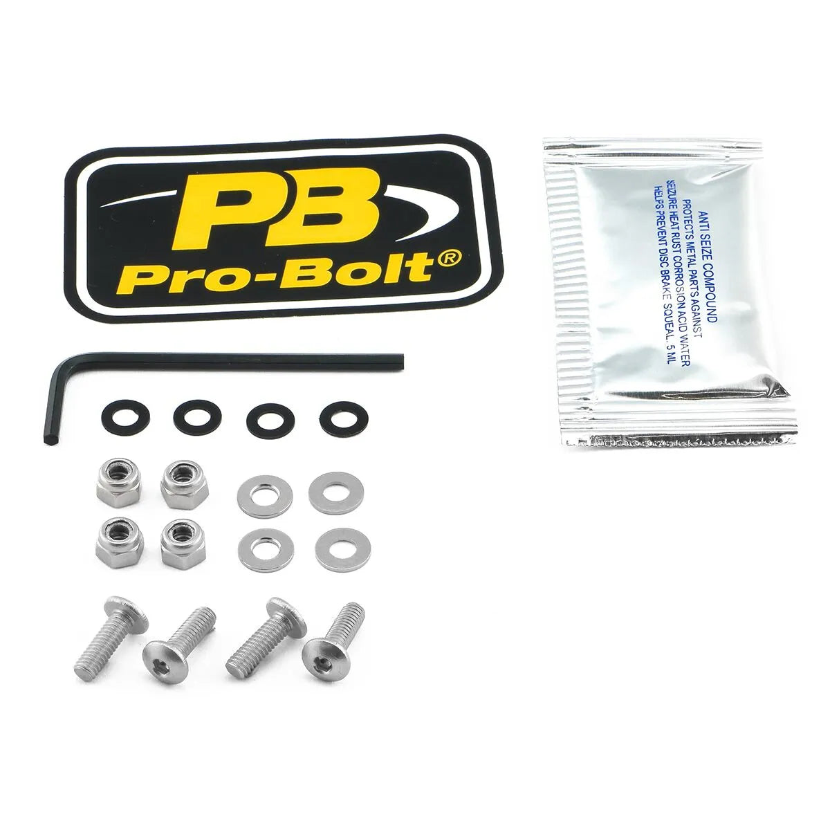 Pro Bolt Aluminium Screen Bolt Kit