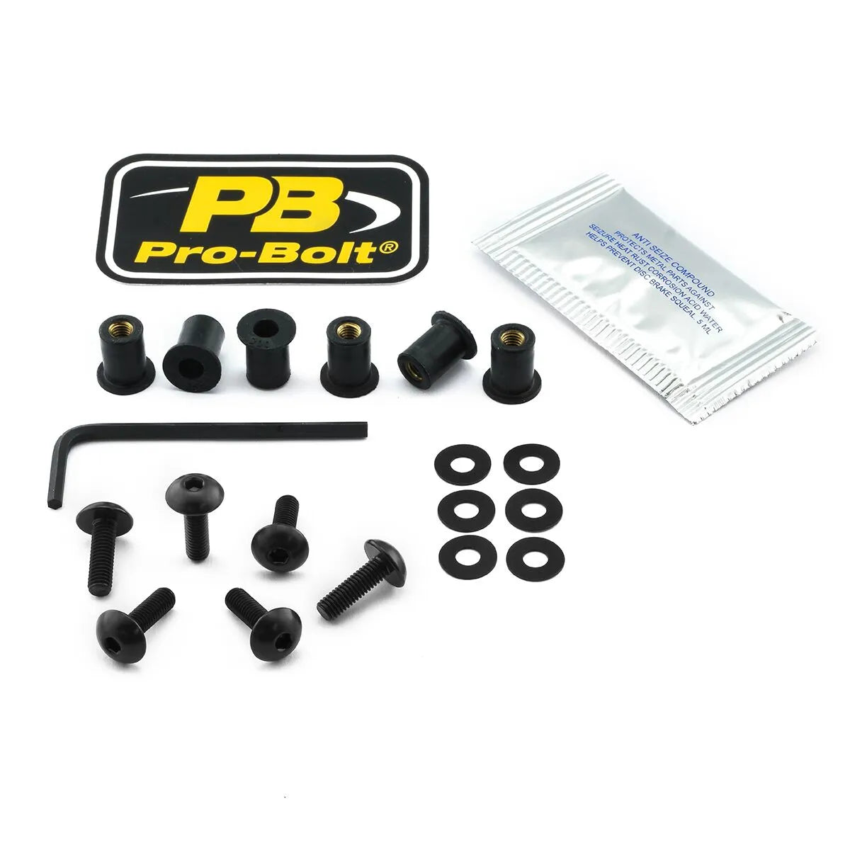 Pro Bolt Aluminium Screen Bolt Kit