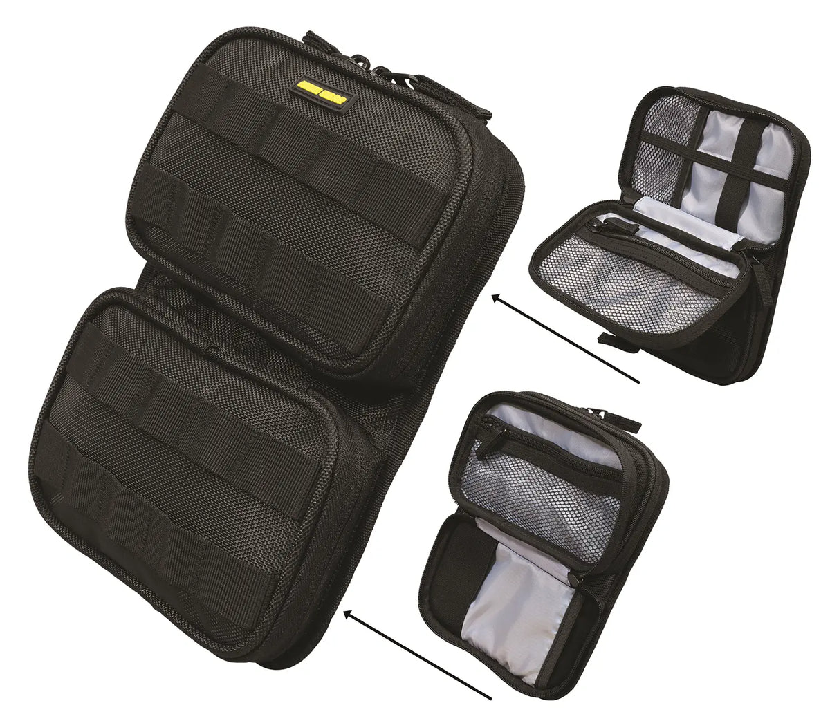 Nelson Rigg Trails End Grand Adventure Pod Black 8" L x 1" D x