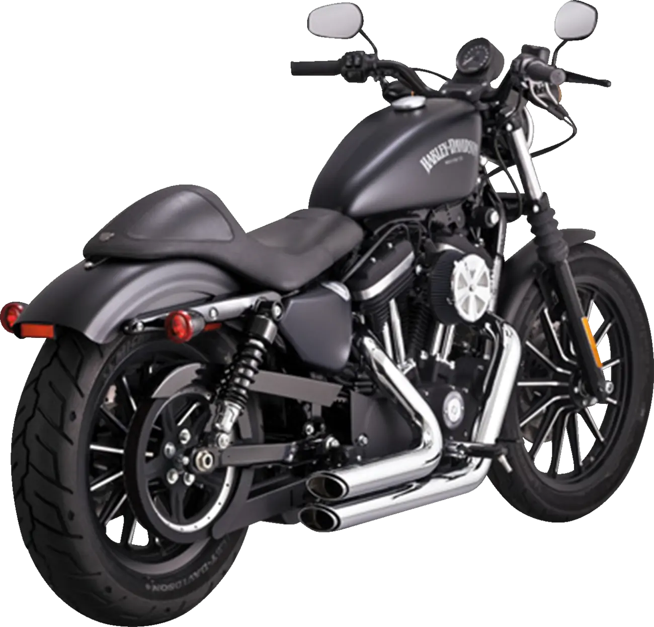 Vance & Hines Shortshots Staggered Avgassystem