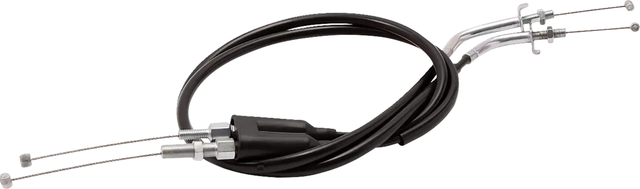 Motion Pro Black Vinyl +4" Extended Throttle Cable