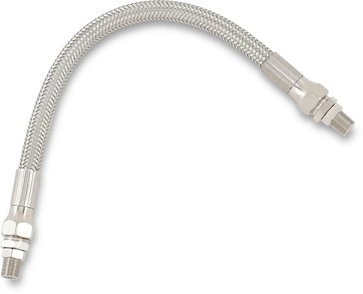 Drag Specialties Universal Stainless Steel Oil Line 10"