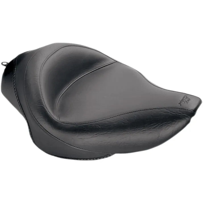 Mustang Wide Vintage Solo Seat - For Harley Davidson