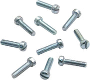 S&s Cycle Flat Head Slotted Screws - 10 Pack