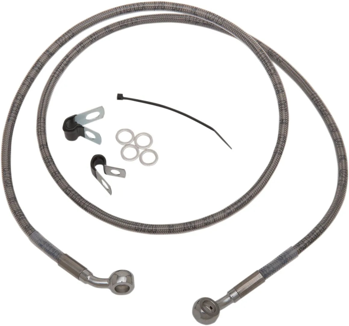 Drag Specialties Förlängd Bromsslang Kit - Rostfritt Stål