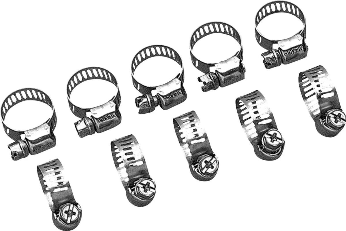 Drag Specialties Mini Hose Clamp for 3/8" Lines Stainless Steel
