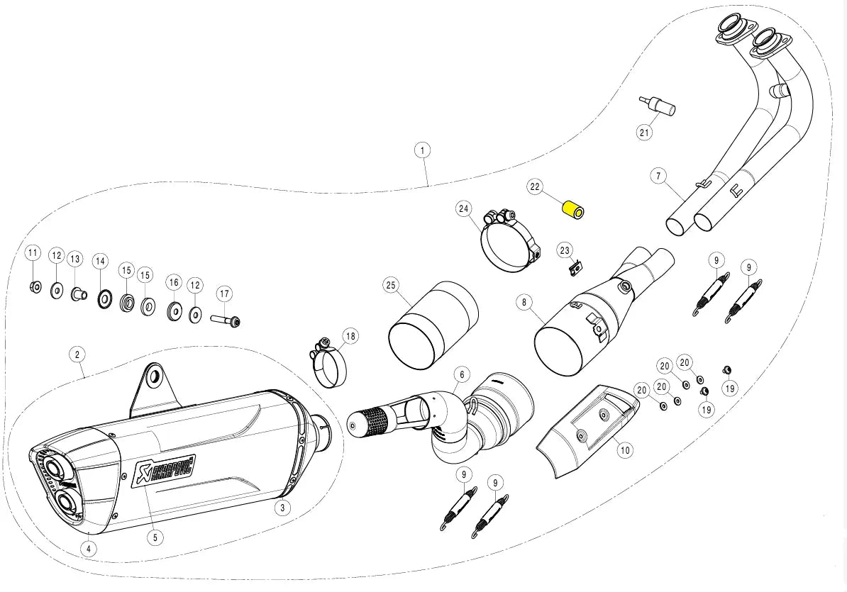 Akrapovic Spacer Bushing