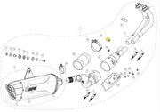 Akrapovic Spacer Bussning