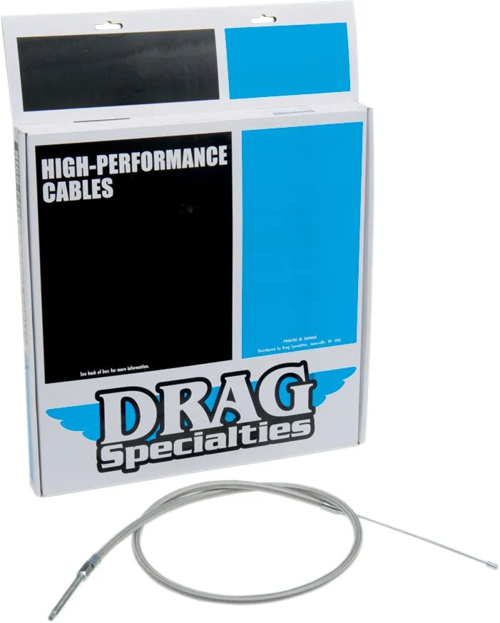 Drag Specialties Högeffektiv Kopplingskabel - Rostfritt Stål