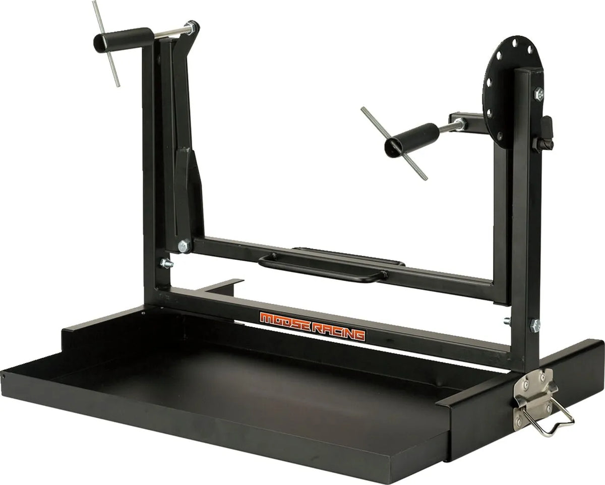 Moose Offroad Engine Stand Black Powder-Coated Steel