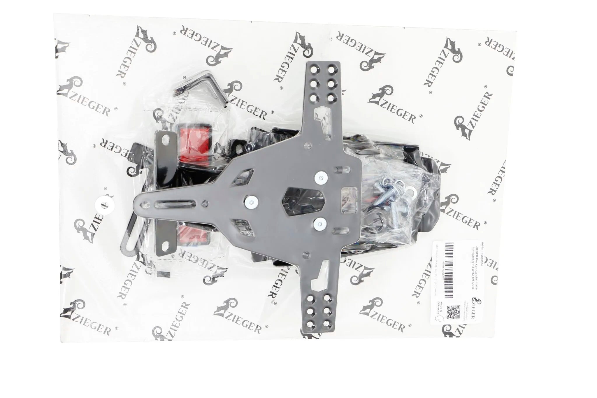 Zieger Pro License Plate Holder Type B For Ktm