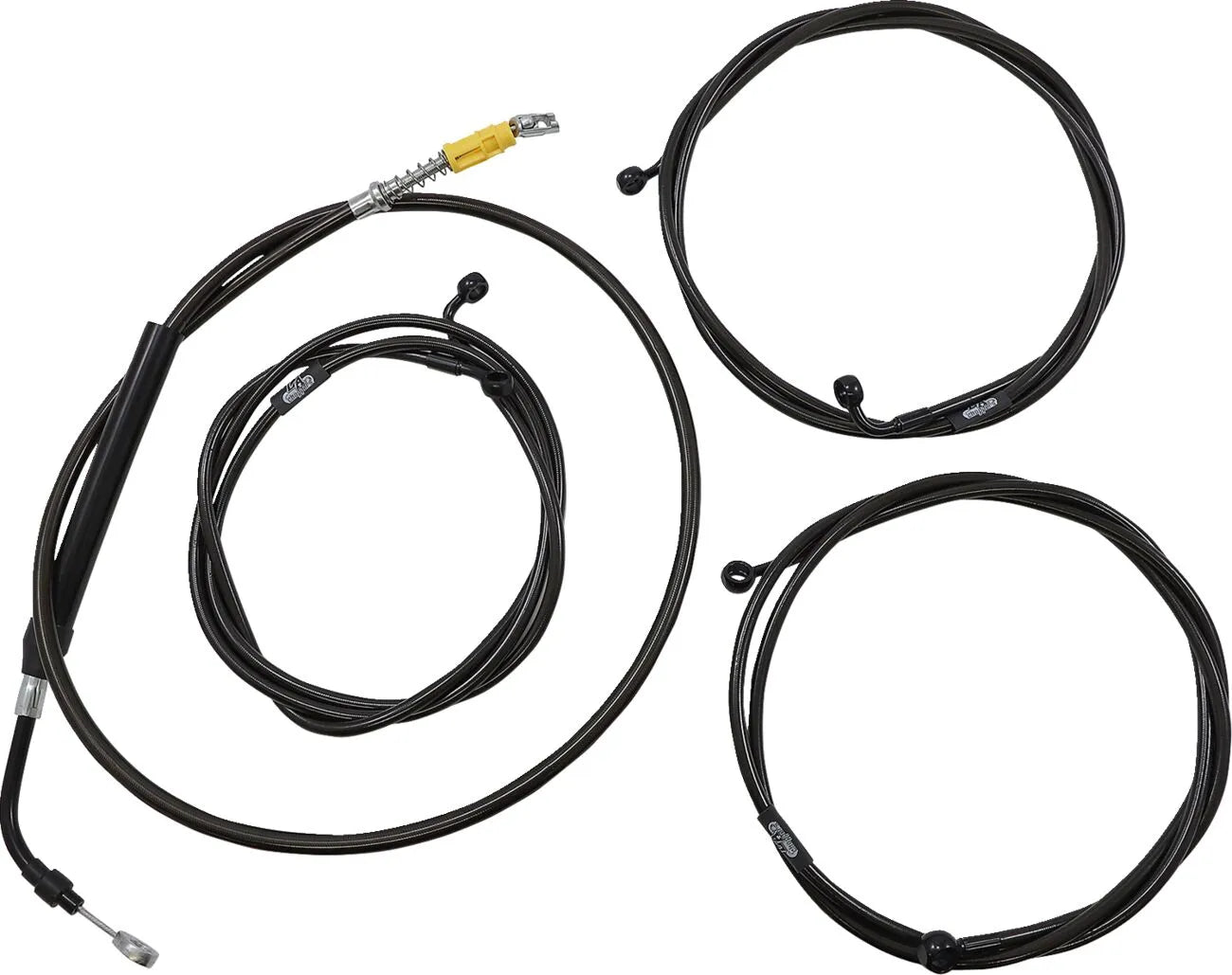 La Choppers Complete Cable Kit for 18-20 inch Handlebars