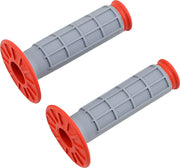 Renthal Offroad Dual-compound Grips - Orange/gray