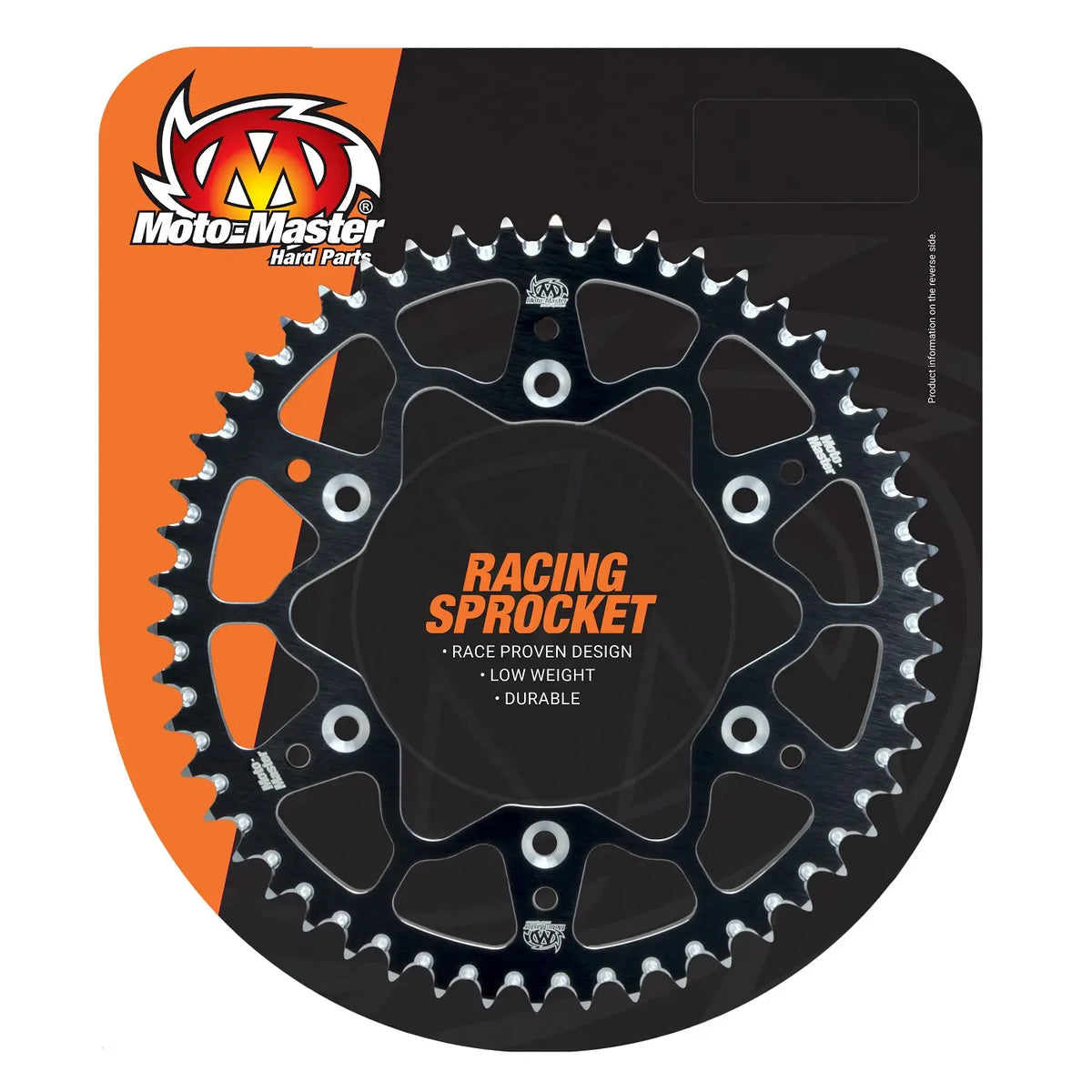 Moto-Master Aluminium Rear Sprocket Black 428 60T for Sherco
