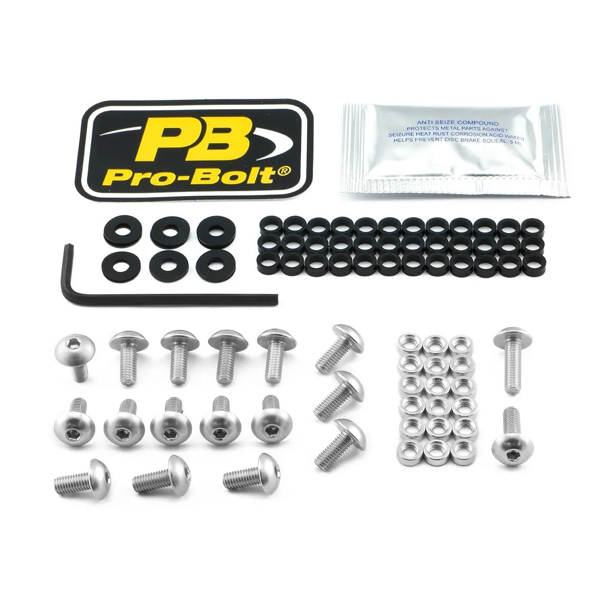 Pro Bolt Aluminium Fairing Bolt Kit For Ktm