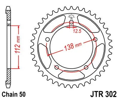 Jt Sprockets Steel Rear Sprocket - 530
