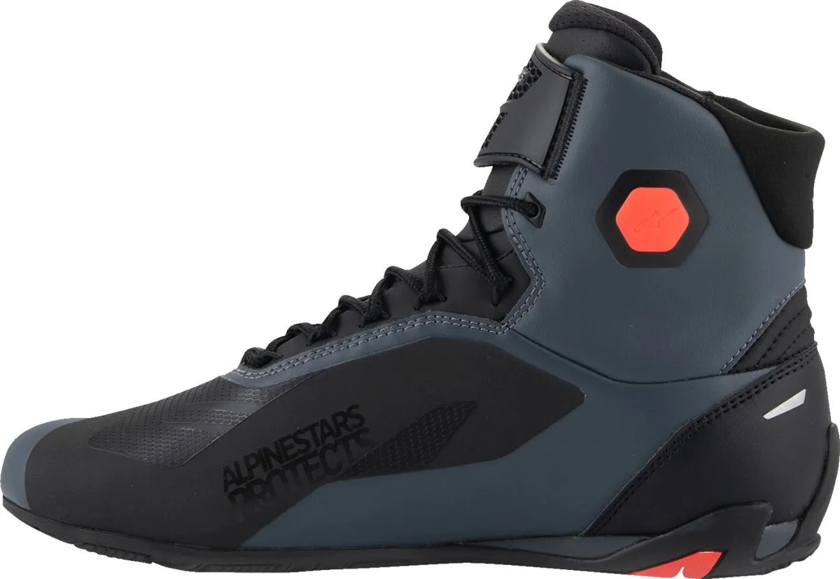 Alpinestars Faster V4 Riding Shoes Black Gray Red