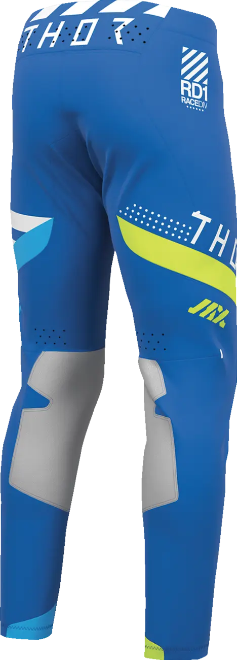 Thor Sportmode Synth Pants - Blue/White/Yellow