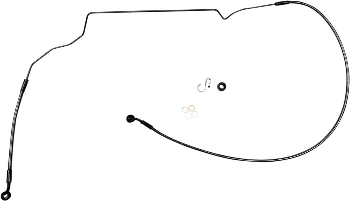 Magnum Shielding Braided Front Brake Line For Abs Systems