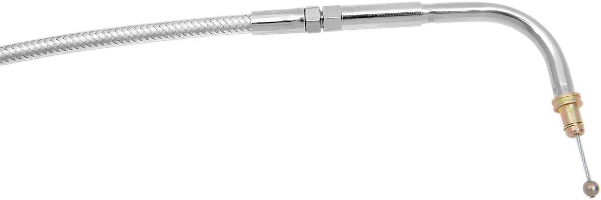 MAGNUM SHIELDING Polished Stainless Steel Braided Throttle/Idle