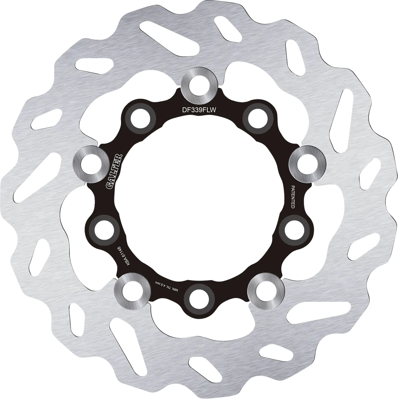 Galfer Brake Rotor For Motorcycle - Floating Stainless Steel