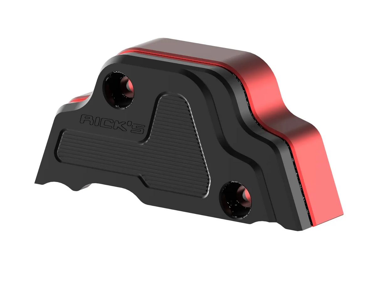 Rick's Motorcycles Gen 2 M8 Transmission Sensor Cover Red