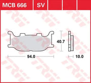 Trw All Round Sintered Metal Brake Pads - Front