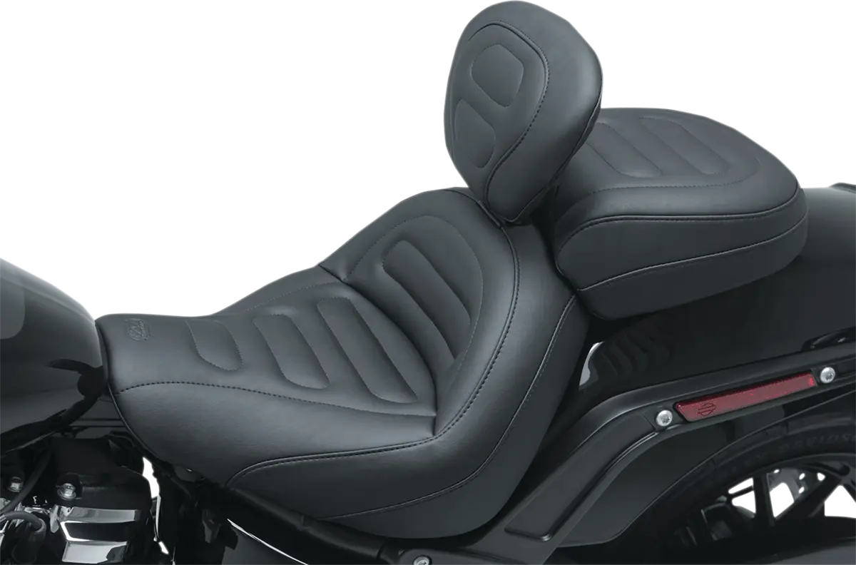 Mustang Mx Tour Solo Seat - For Harley Davidson