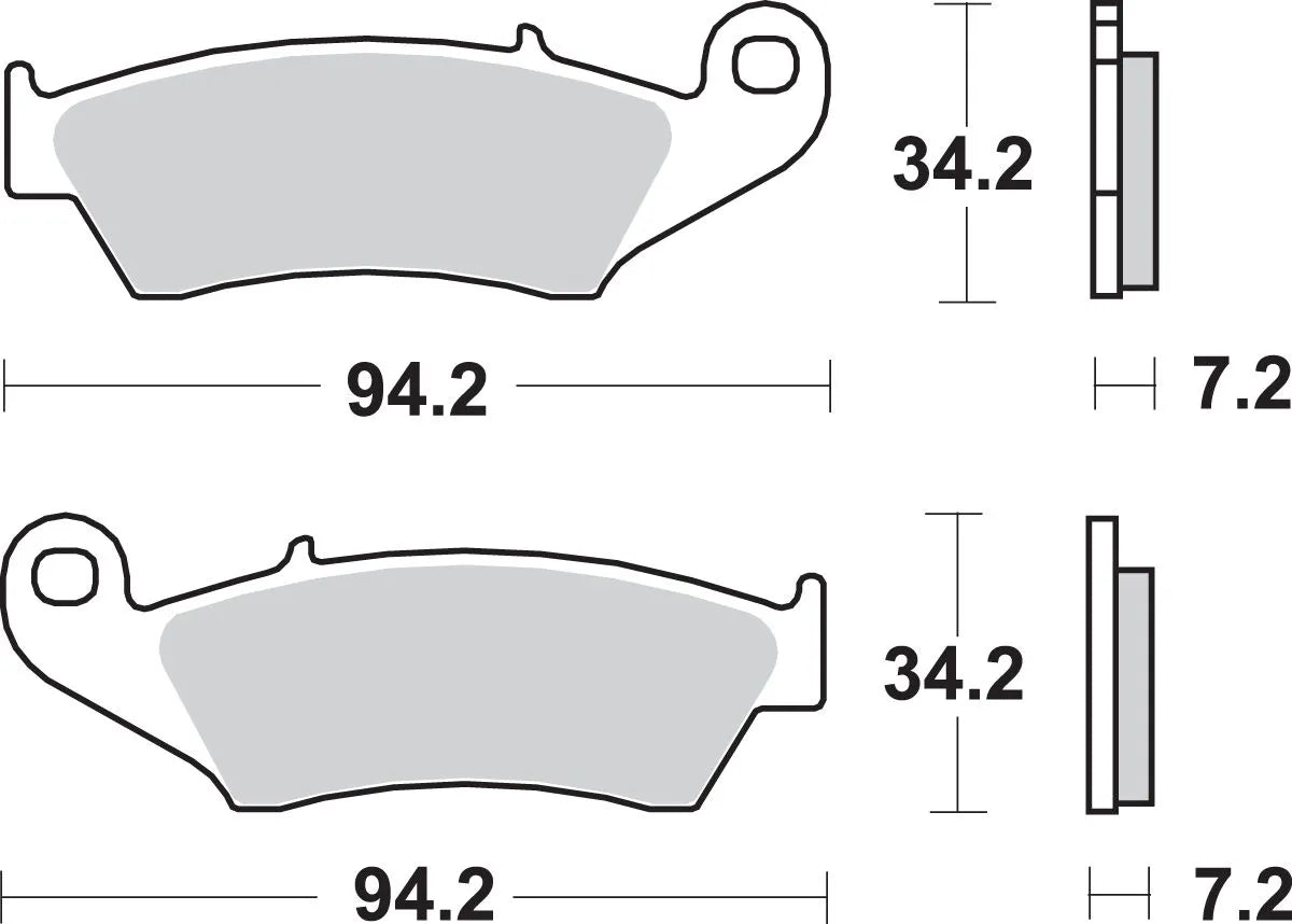 Sbs Si Offroad Sintered Bromsbelägg (Set om 2) - Fram