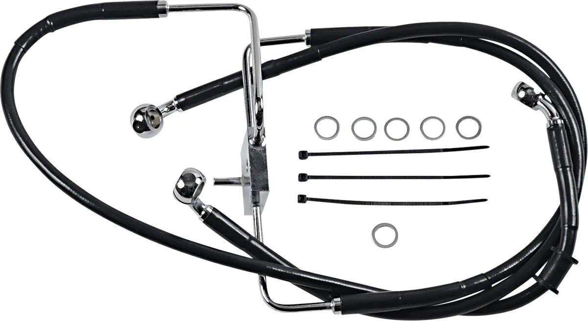 Drag Specialties Förlängd Bromsslang 37" Fram