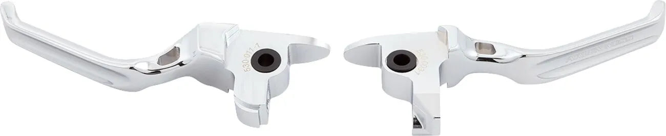 Arlen Ness Method Lever Set - Chrome/silver