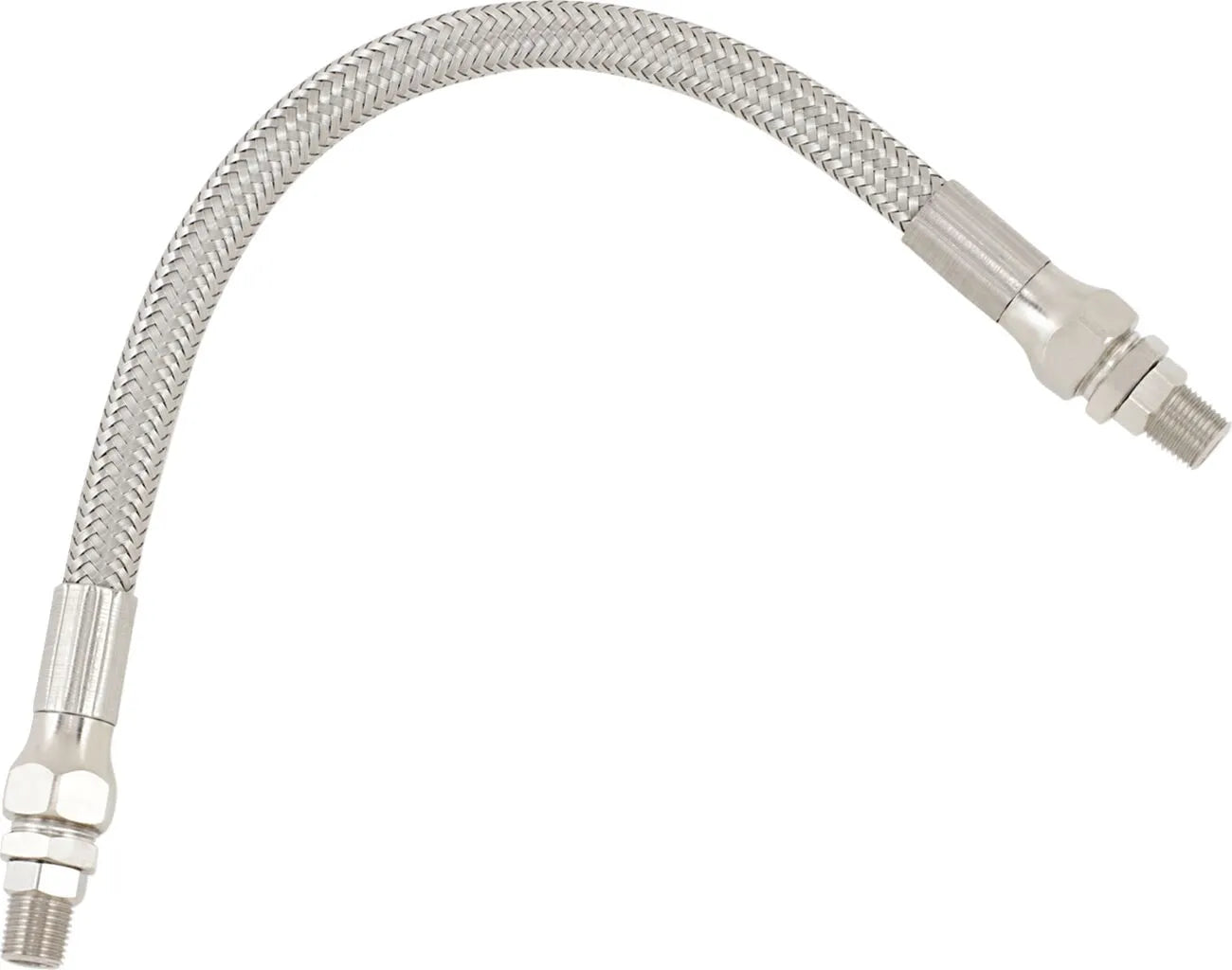 Drag Specialties Universal Stainless Steel Oil Line 10"