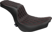 Drag Specialties Performance Predator 2-up Seat - For Harley Davidson