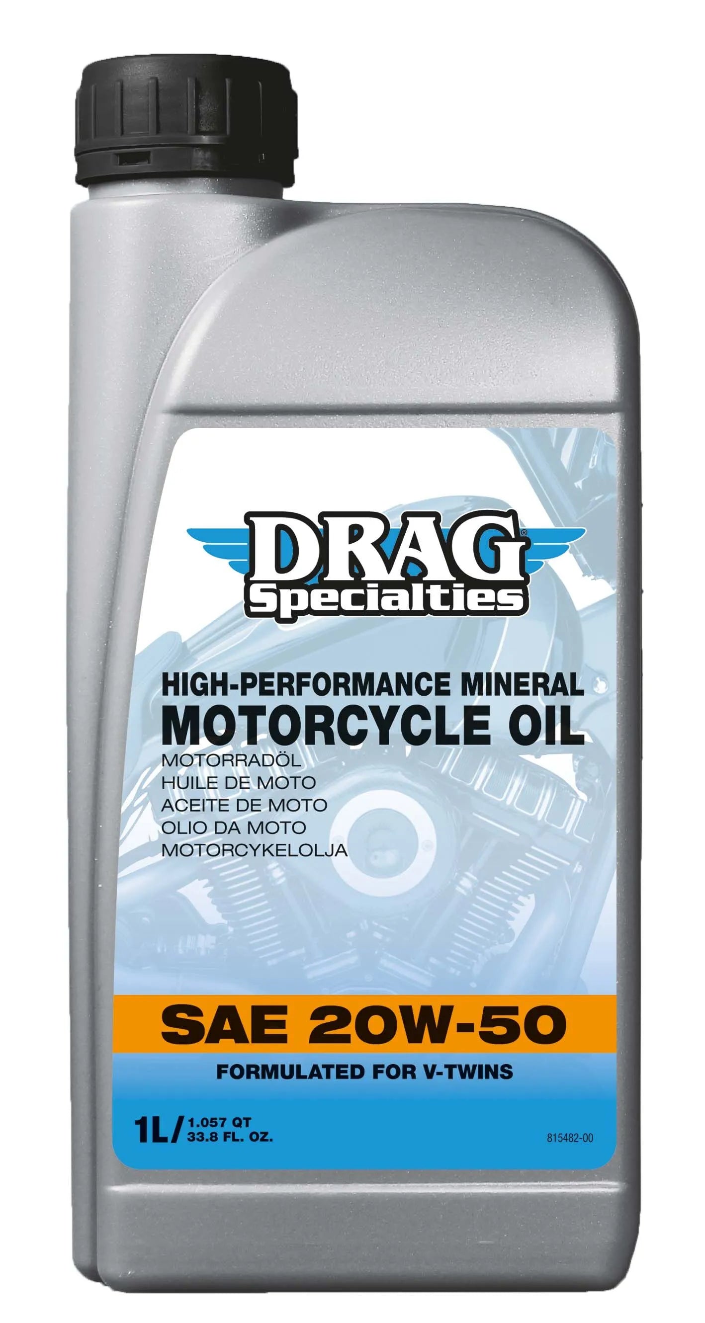 Drag Specialties Mineral Engine Oil 20w-50 1 liter