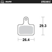Moto-Master Organic Brake Pad for Shimano Calipers