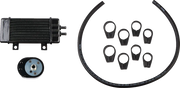 Jagg Oil Coolers Vertical Frame-mount Oil Cooler Kit