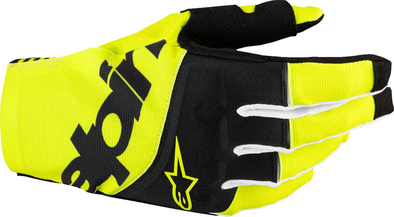 Alpinestars Techstar Mx Gloves - Black/Fluorescent Yellow
