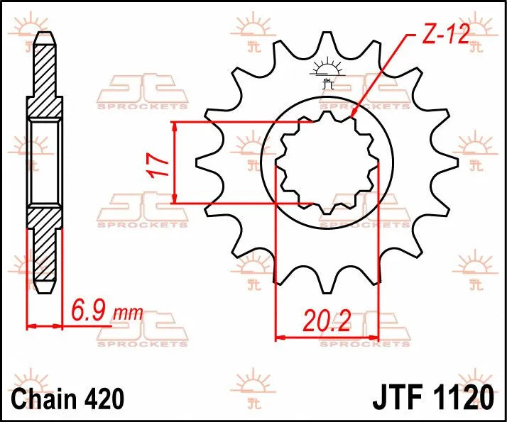 Jt Sprockets Front Sprocket - 13 Tooth