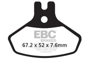 Ebc R Series Sintrade Bromsbelägg För Atv - Fram