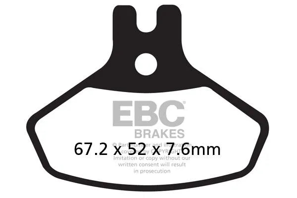 Ebc R Series Sintrade Bromsbelägg För Atv - Fram