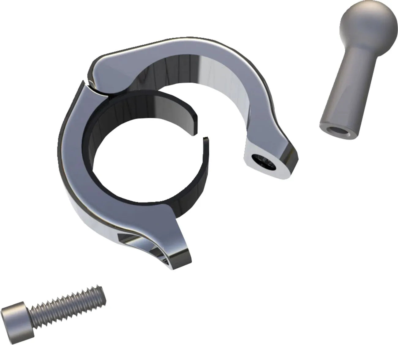 Ciro Aluminum Clamp Kit For 1-1/4" And 1-1/8" Handlebars