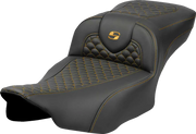 Saddlemen Dragon Scale Roadsofa Seat - For Harley Davidson