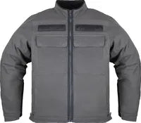 Icon Mototanker Jacket Foreet & Dual Sport - Black/Gray