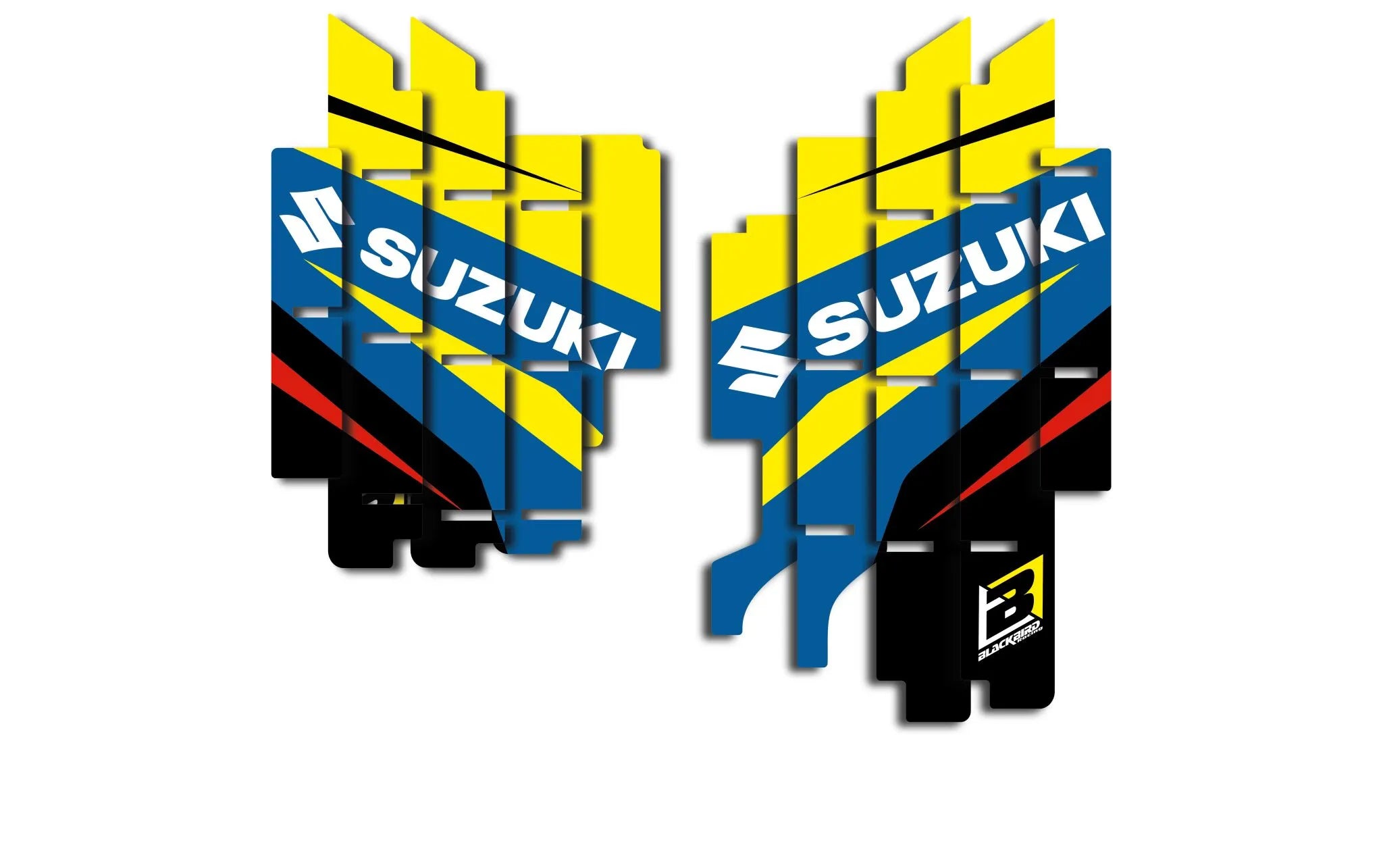 Blackbird Racing Rad Louver Decals For Suzuki