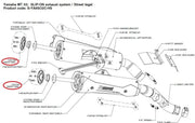Akrapovic Ersättningskomponent För Avgasrör (8503)