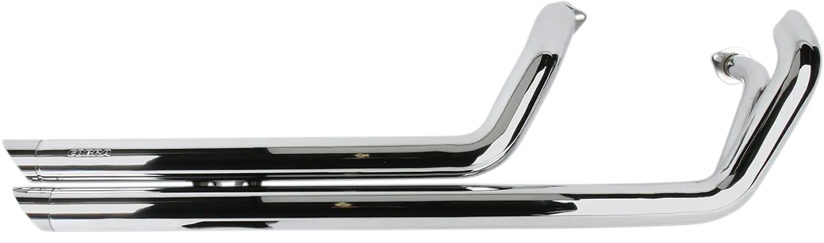 Cobra Streetrod Slashdown Exhaust System - Chrome