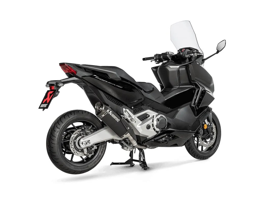 Akrapovic Slip-On Ljuddämpare För Scootrar - ECE Väglaglig/Besiktningsgodkänd