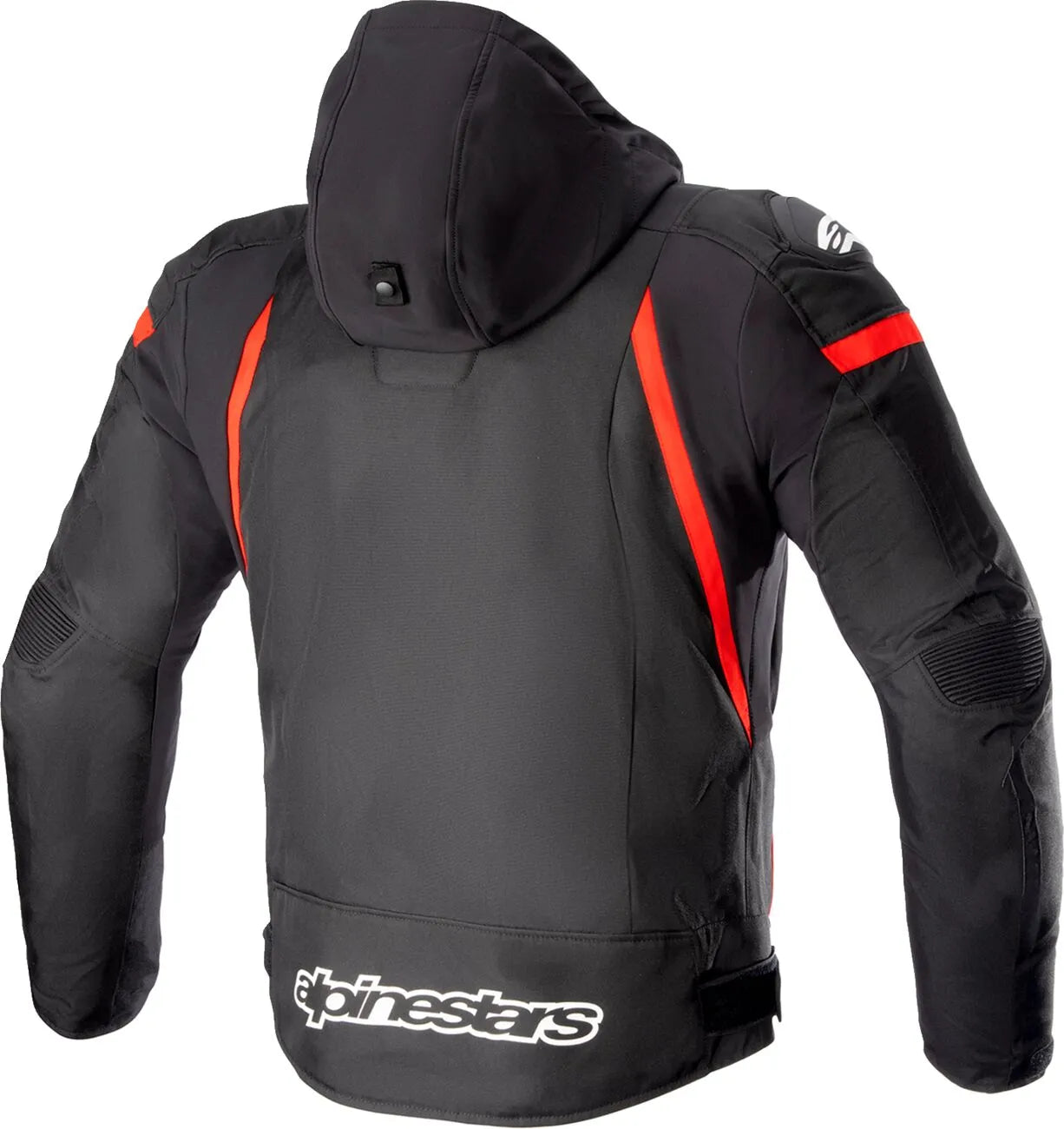 Alpinestars Zaca Waterproof Jacket For Motorcycle Riding - Black/White/Bright Red